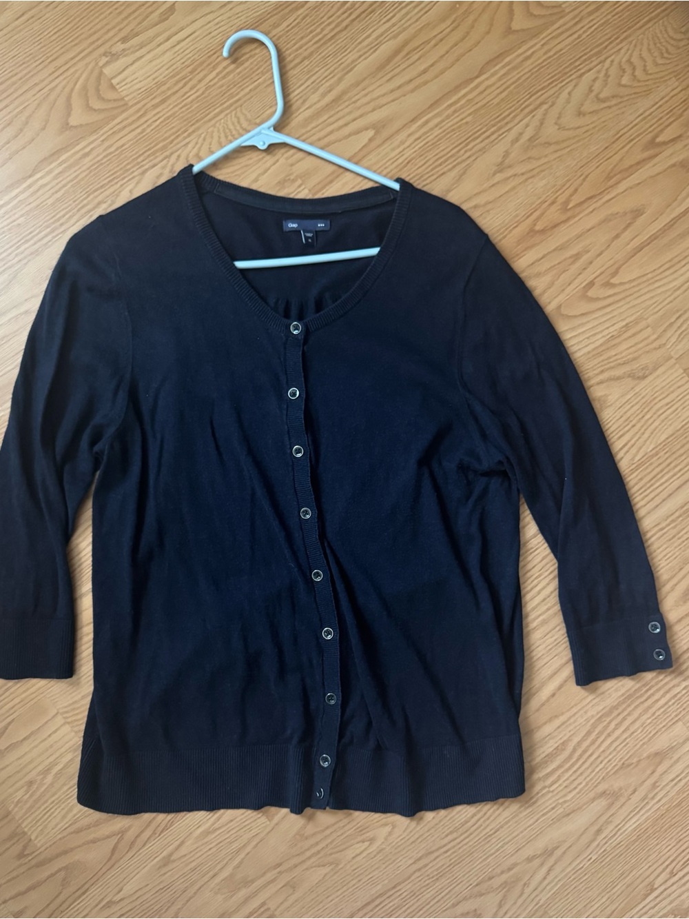 GAP Black Button-Down Women's Cardigan XL